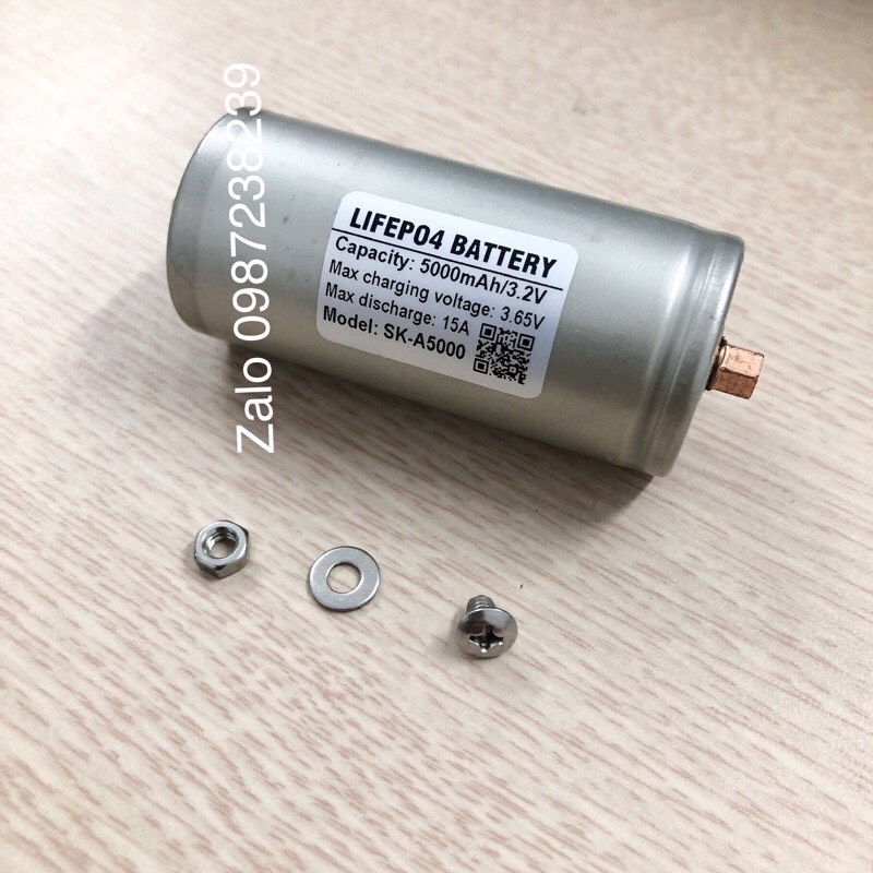 pin sat lifepo4 32650 5000mAh